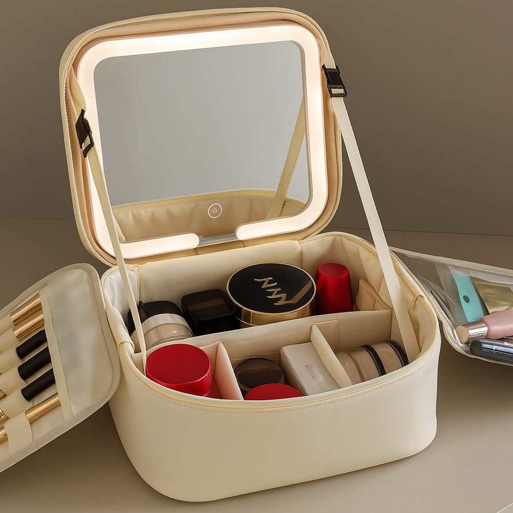 FARYON LED Travel Makeup Bag