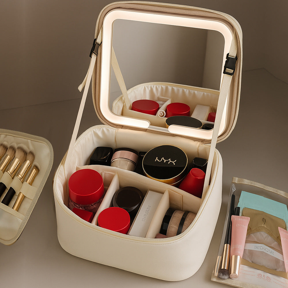 FARYON LED Travel Makeup Bag