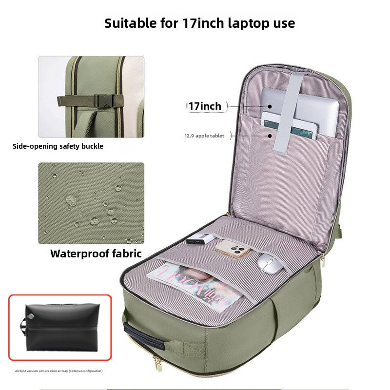 FARYON Ergonomic Travel Backpack with Laptop Compartment