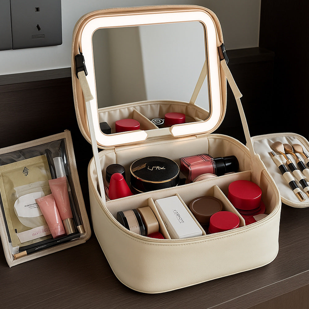 FARYON LED Travel Makeup Bag