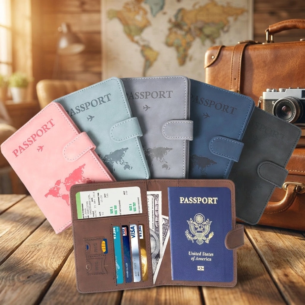 FARYON RFID Passport Holder & Travel Wallet