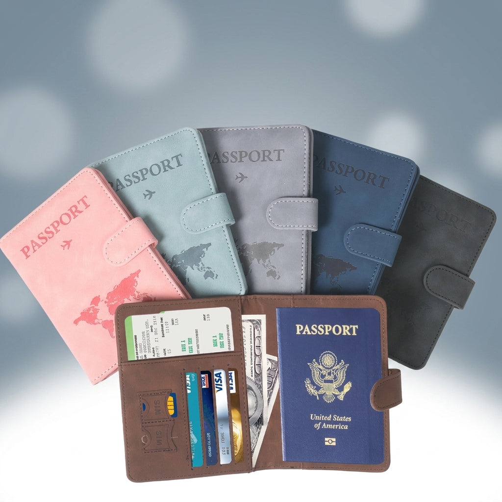 FARYON RFID Passport Holder & Travel Wallet